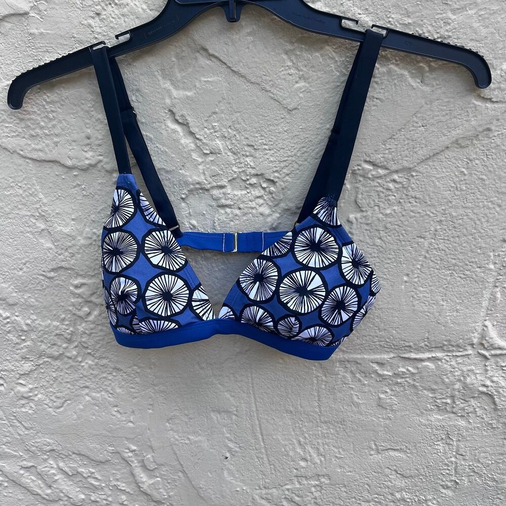 Marimekko for Target Blue Appelsiini Triangle Bikini Top Size M